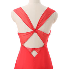 Load image into Gallery viewer, Crisscross Sheer Chiffon Gown