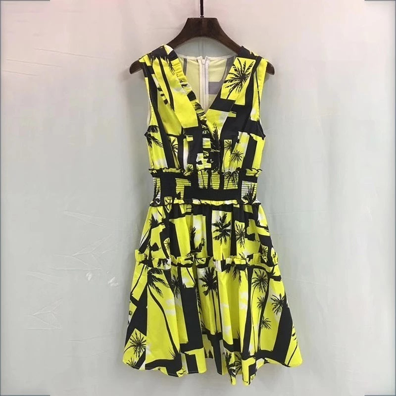 Yellow Vintage Dress