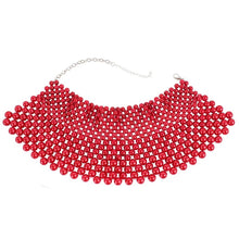 Cargar imagen en el visor de la galería, Imitation Pearls Chunky Necklace