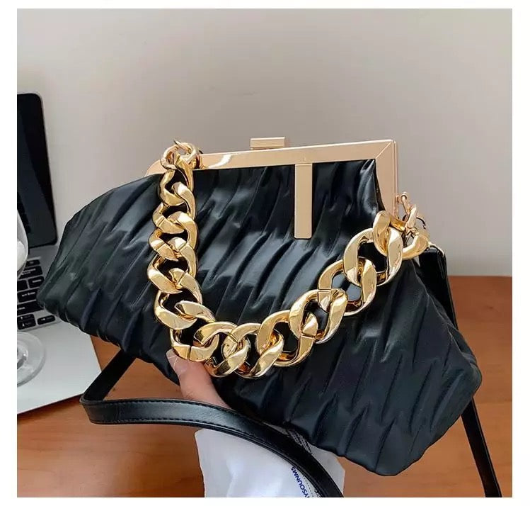 Triangle Thick Chain Bag