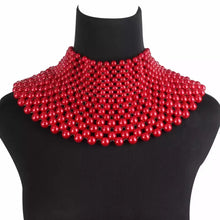 Cargar imagen en el visor de la galería, Imitation Pearls Chunky Necklace