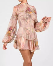 Carica l&#39;immagine nel visualizzatore di Gallery, Mesh Lace Corset Two Pieces Dress