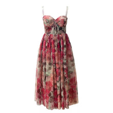 Load image into Gallery viewer, Red Flower Dress
