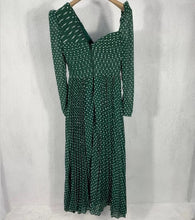 Load image into Gallery viewer, Green Runway Dot Hollow Out Dress