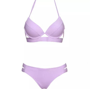 Push Up Ribbed Bikini Set