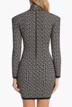 Load image into Gallery viewer, Geometric Celebrity Bandage Mini Dress