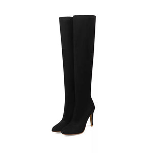 Thigh high Stretch Stiletto Boots