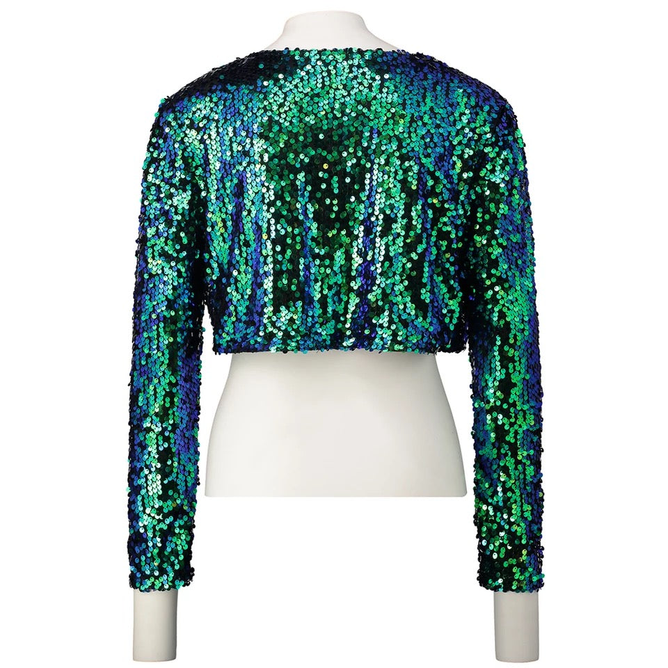 Sparkly Cropped Jacket