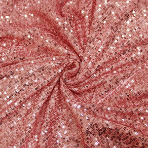 Pink Sequins Evening Mini Dress