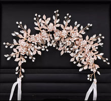 Load image into Gallery viewer, Bridal Flower Prom Hair Tiara