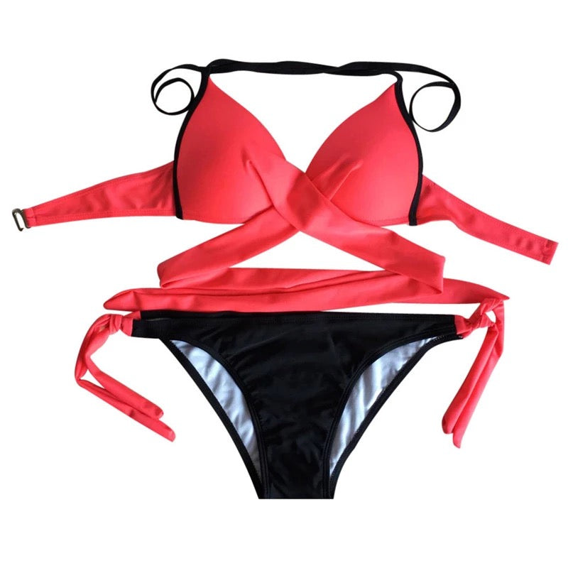 Halter Neck Bikini Set