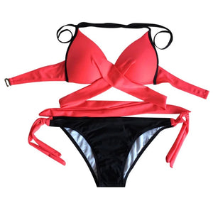 Halter Neck Bikini Set