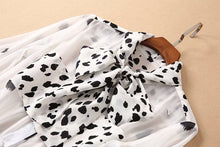 Load image into Gallery viewer, Leopard Print Shirt &amp; Skirt Set