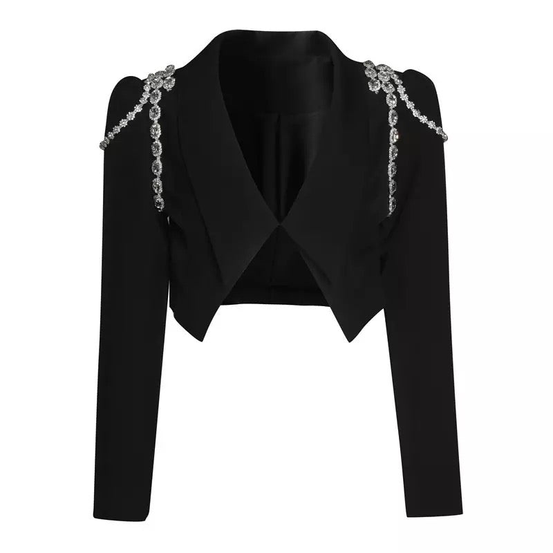 Luxury Beading Appliques 2 Piece Outfit