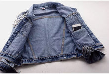 Load image into Gallery viewer, Pearl Denim Jacket