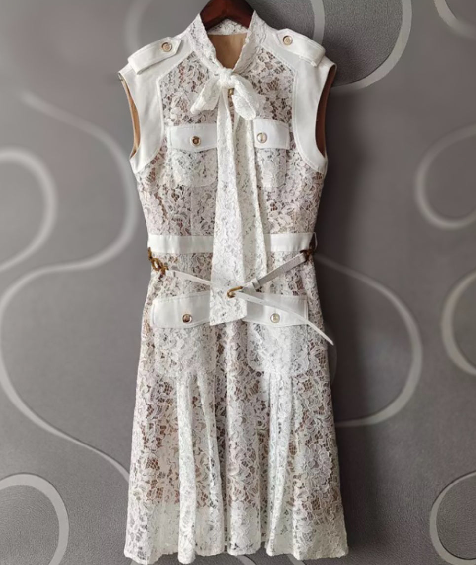 Runway Lace Elegant Dress