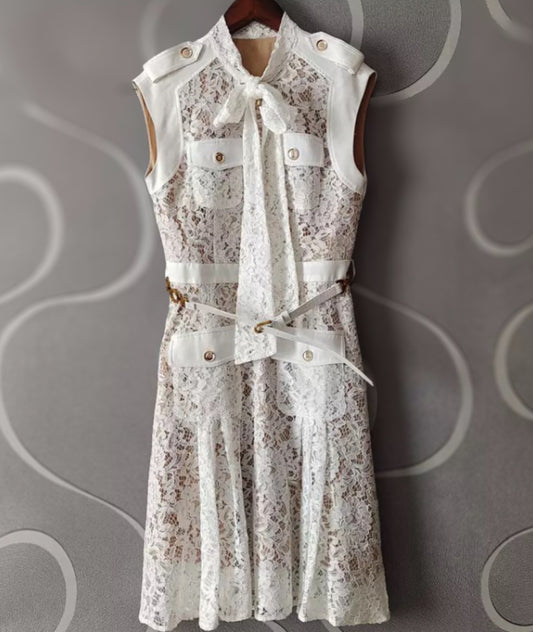 Runway Lace Elegant Dress