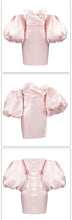 Carica l&#39;immagine nel visualizzatore di Gallery, Trendy Puff Sleeves Mini Dress