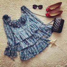 Carregar imagem no visualizador da galeria, Boho Printed Ruffle Holiday Dress