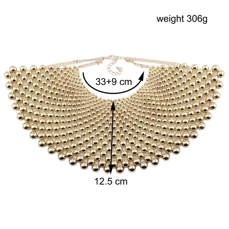 Imitation Pearls Chunky Necklace