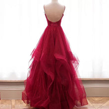Load image into Gallery viewer, Spaghetti Ruffles Evening Gown