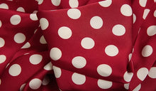 Cargar imagen en el visor de la galería, Red Polka Dot Print Dress