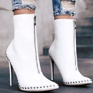Rivets Ankle Boots