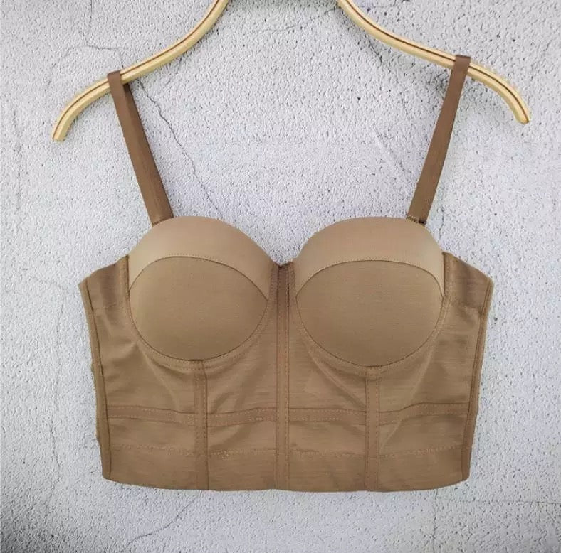 Diamond beading sling Bustier