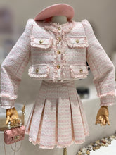 Cargar imagen en el visor de la galería, Tweed  Short Jacket &amp; Skirt Set