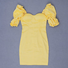 Carica l&#39;immagine nel visualizzatore di Gallery, Yellow Ruffles Dress