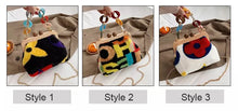 Cargar imagen en el visor de la galería, Multi Color Soft Fur Crossbody Bag