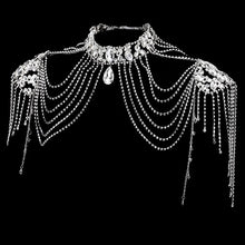 Carica l&#39;immagine nel visualizzatore di Gallery, Chain Tassel Shoulder Lace Jewellery