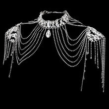 Load image into Gallery viewer, Chain Tassel Shoulder Lace Jewellery