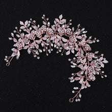 Charger l&#39;image dans la galerie, Bridal Flower Prom Hair Tiara