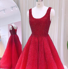 Load image into Gallery viewer, Crystal A-Line Ball Gown