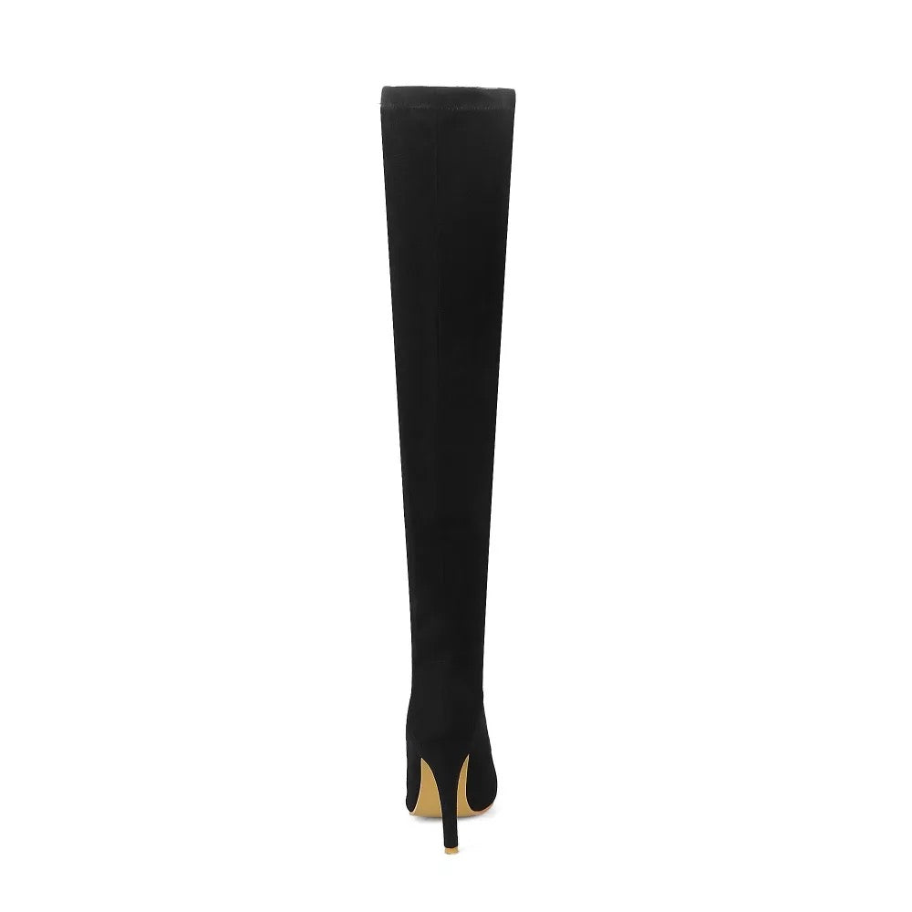 Thigh high Stretch Stiletto Boots