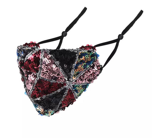 Bling Sequins Reusable Face Mask
