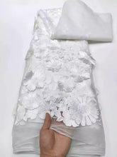 Carregar imagem no visualizador da galeria, Floral Tulle Elegant High Neck Dress