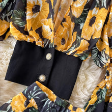 Load image into Gallery viewer, Floral Chiffon Flare Two Piece Set