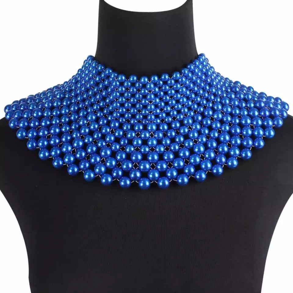 Imitation Pearls Chunky Necklace