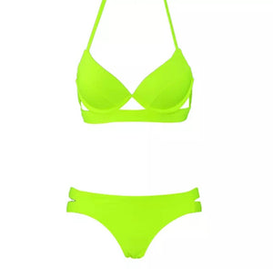 Push Up Ribbed Bikini Set