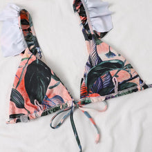 Load image into Gallery viewer, Leaves Print Bikini Set