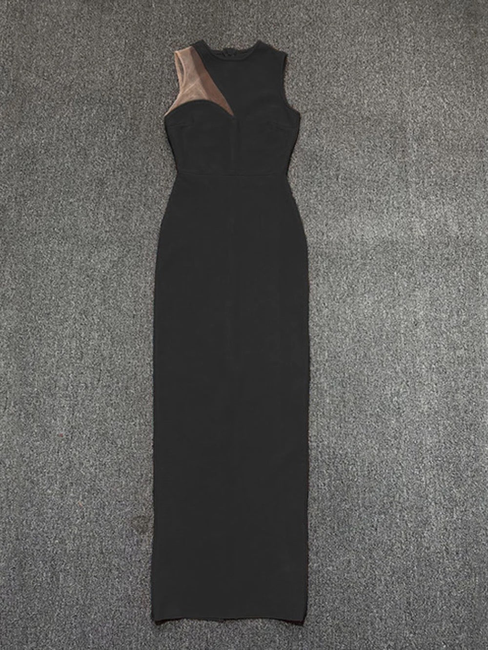 Mesh Sleeveless Bandage Dress