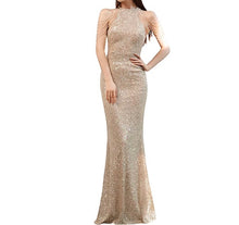 Carregar imagem no visualizador da galeria, Beaded Tassel Mermaid Gown