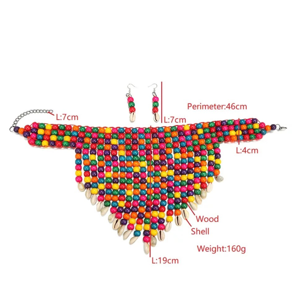 Chunky Multi Bead Layered Set