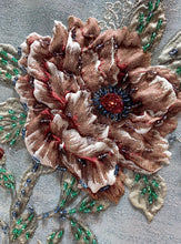Carica l&#39;immagine nel visualizzatore di Gallery, Rose Flower Jacquard A Line Dress