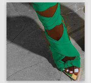 Cross-Tied Sandals