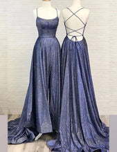 Charger l&#39;image dans la galerie, Glitter High Slit Prom Dress