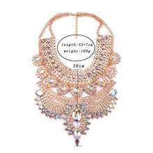 Load image into Gallery viewer, Crystal Choker Necklace