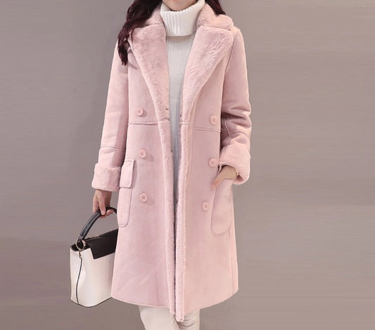 Faux Fur Warm Overcoat